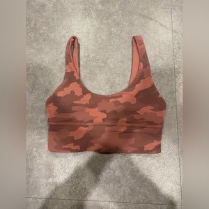 LULULEMON Pink Camo Align Bra